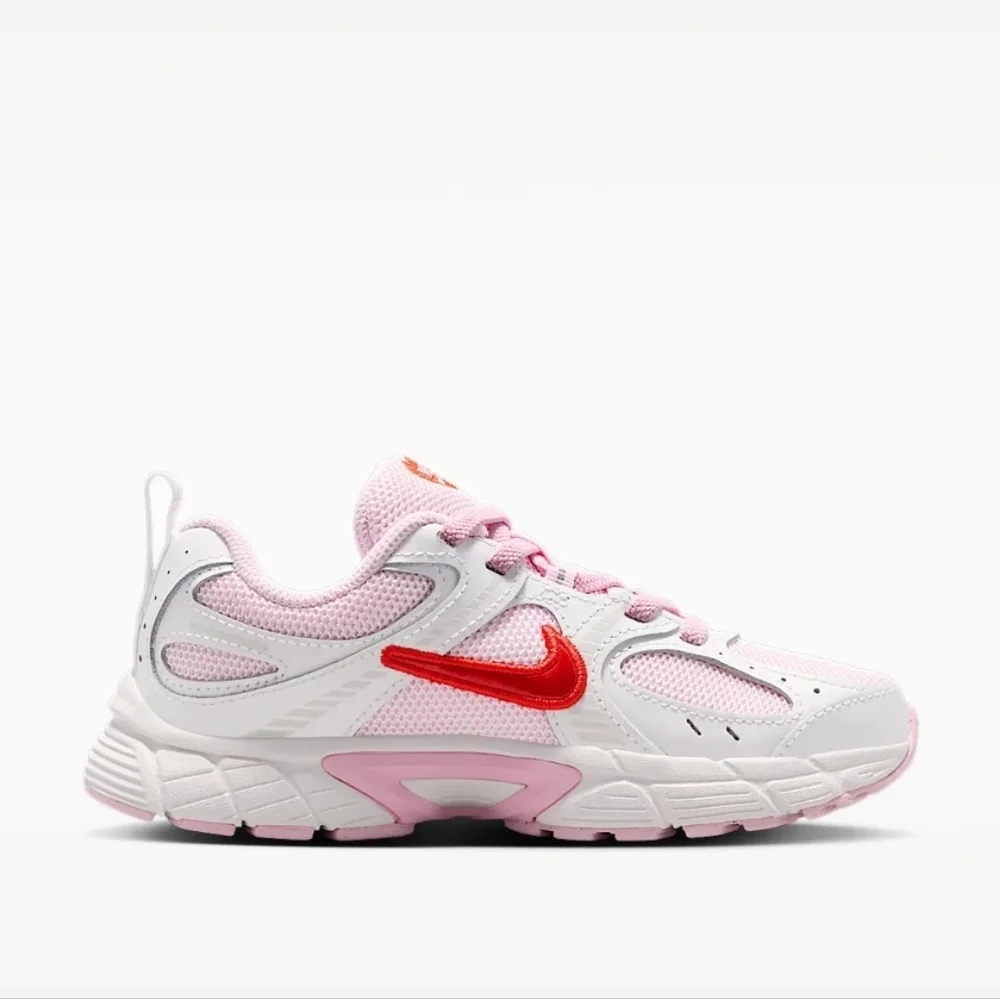 Girls Bling Nike V5 Running Sneakers Customized With Red Swarovski Crystals
